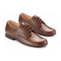 Brown Leather Boys Lace Shoe