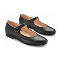 Black Leather Dressy Mary Jane for Girls