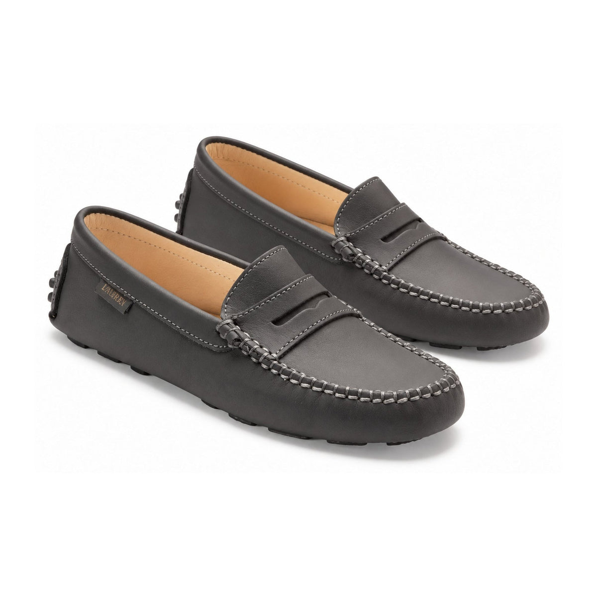 Grey Sahara Girls Mocassin Loafer