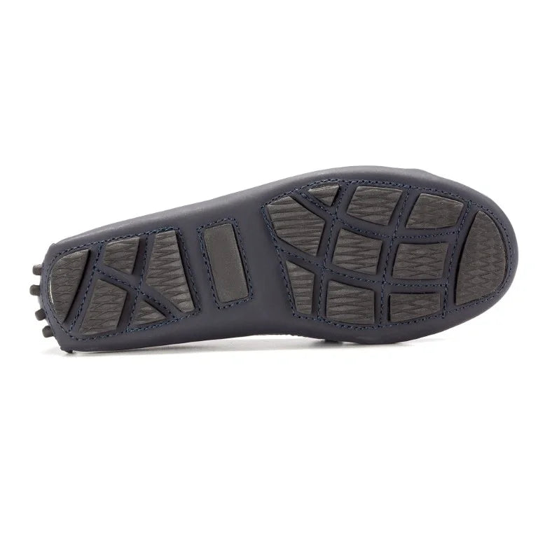 Navy Sahara Girls Mocassin Loafer
