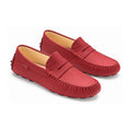 Dark Red Sahara Girls Moccasin Loafer