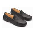 Black Sahara Leather Soft Loafer for Girl/Teen/Women by London Kids