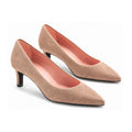 Taupe Suede Teens Pump