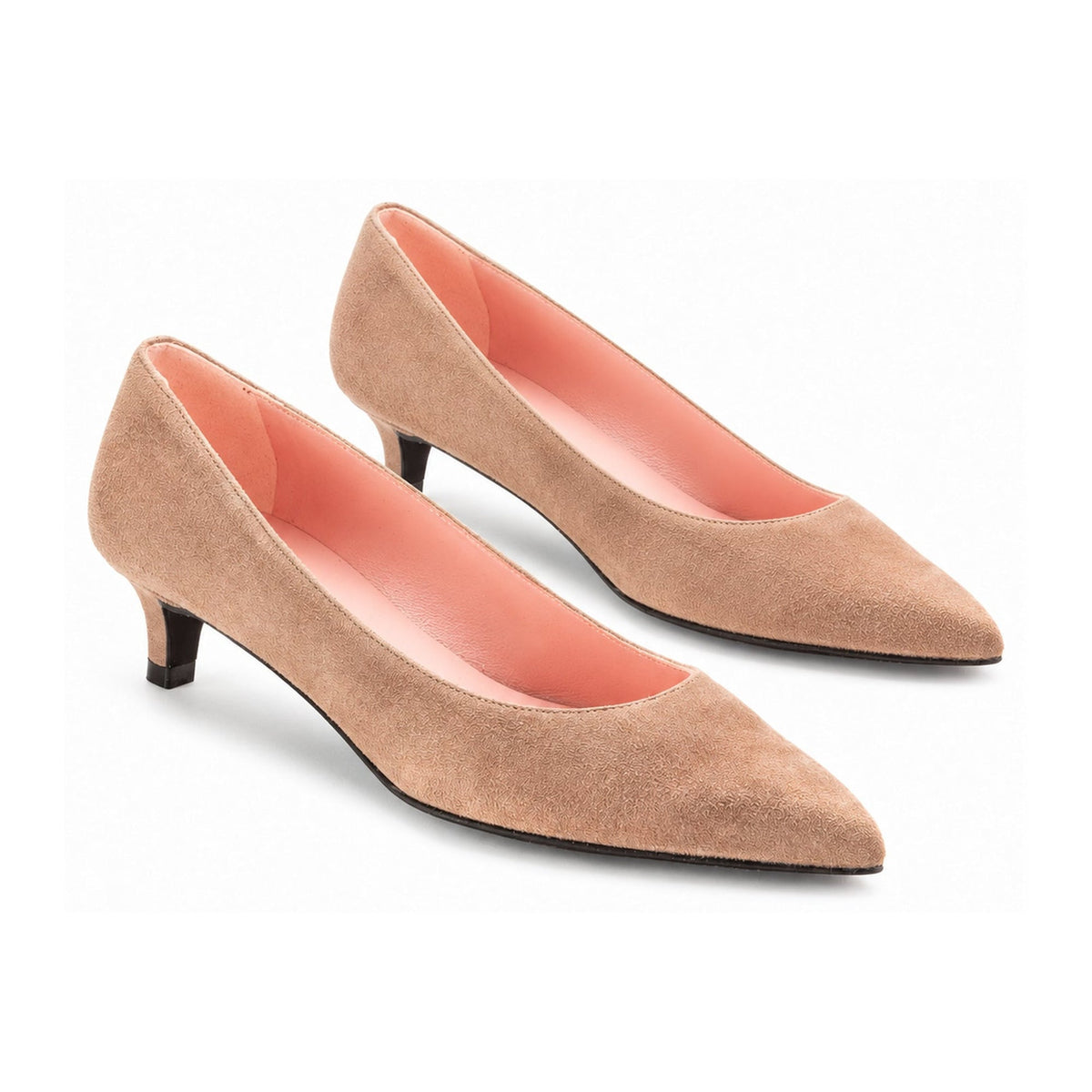 Taupe Suede Teen Pump