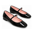 Black Patent Teens Mary Jane Lace Shoes